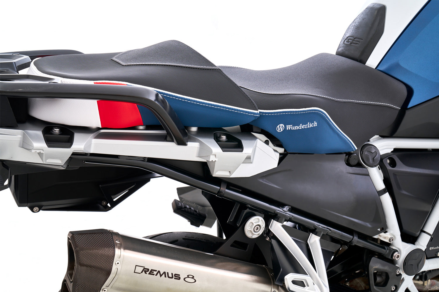 Wunderlich Pillion Seat Luggage Rack without Comfort Package | Black | BMW R 1300 GS -   Pyramid Motorcycle Accessories