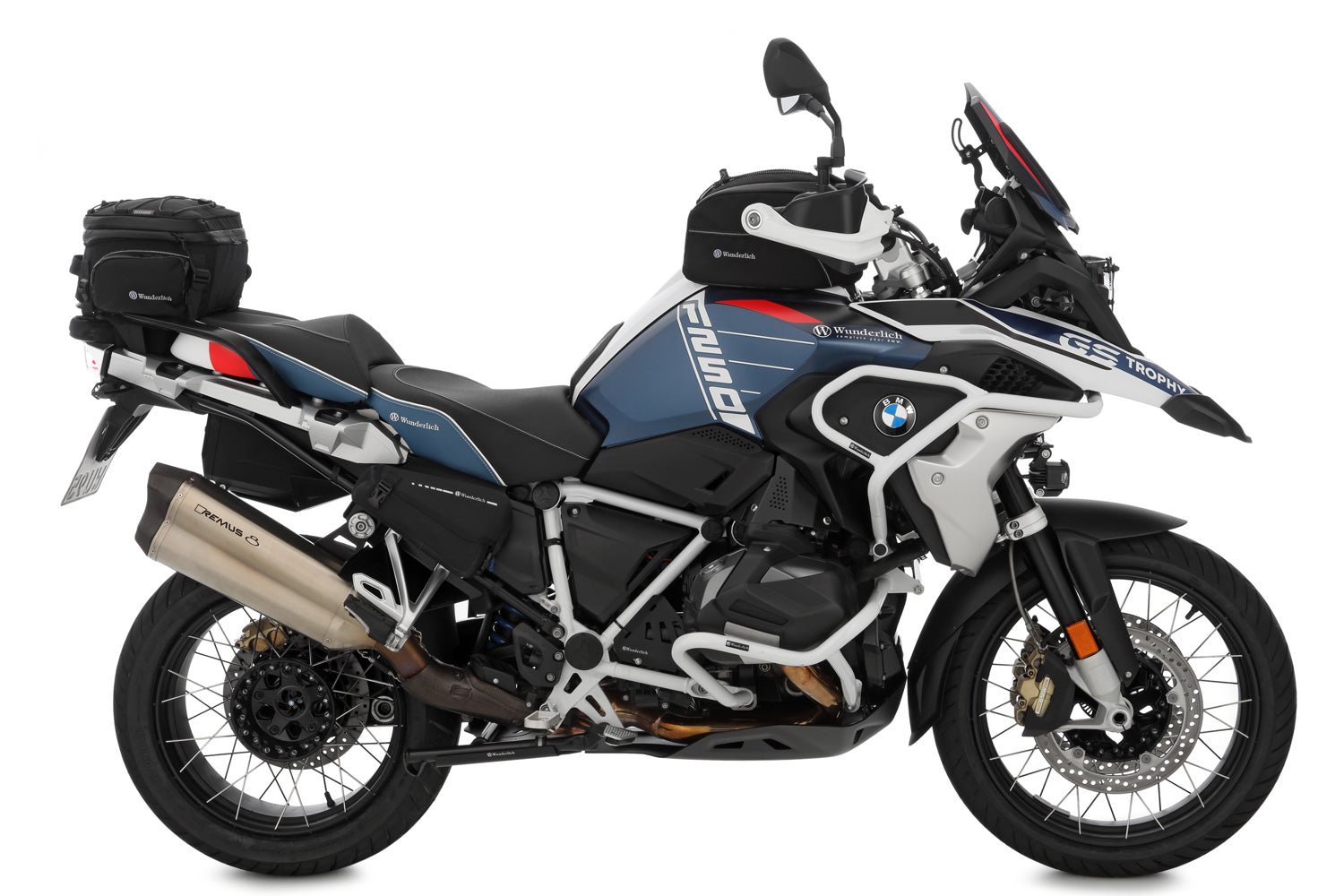 Wunderlich Pillion Seat Luggage Rack without Comfort Package | Black | BMW R 1300 GS -   Pyramid Motorcycle Accessories