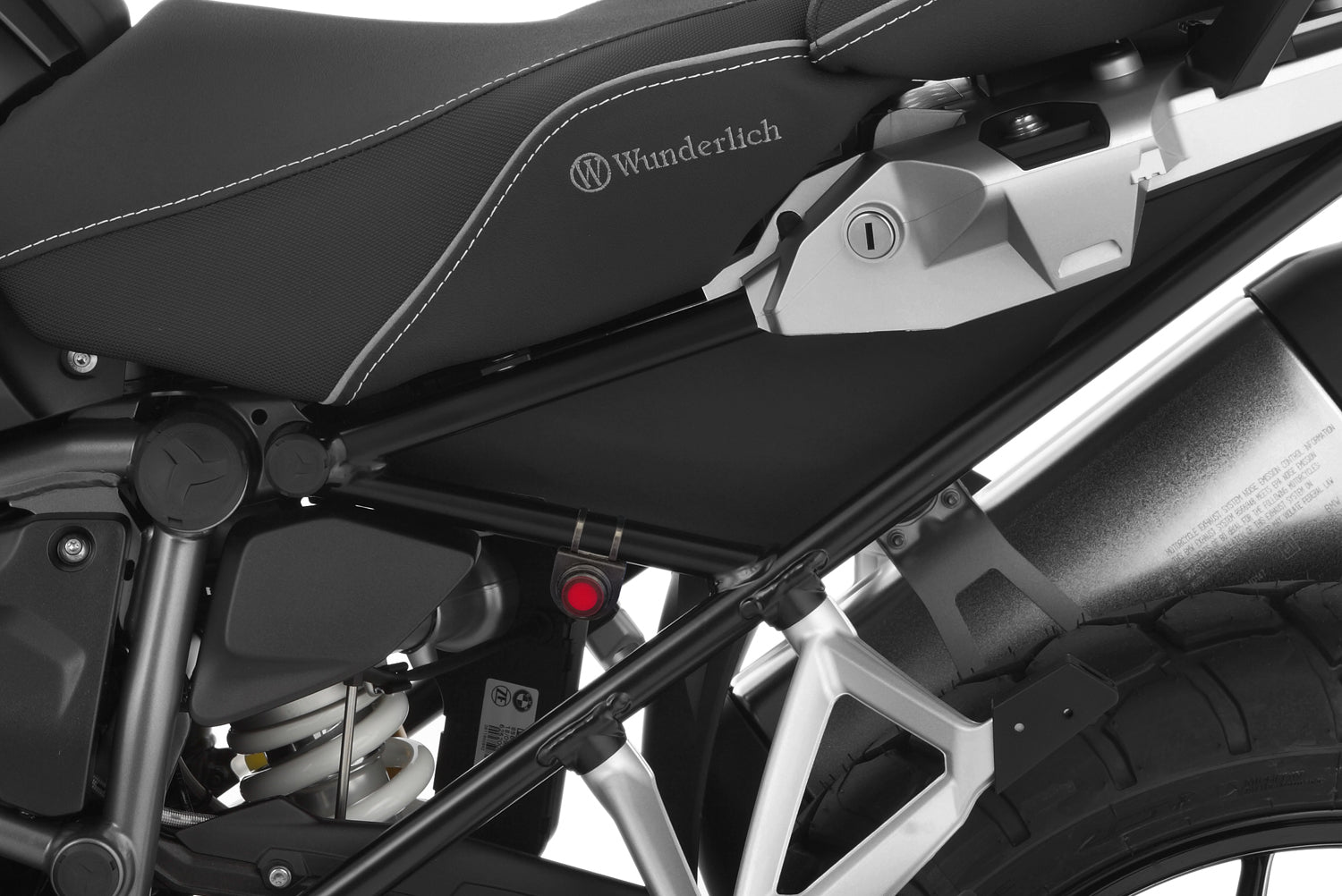 Wunderlich Rider Seat Aktivkomfort with Heating Standard | Black | BMW R 1250 GS -   Pyramid Motorcycle Accessories