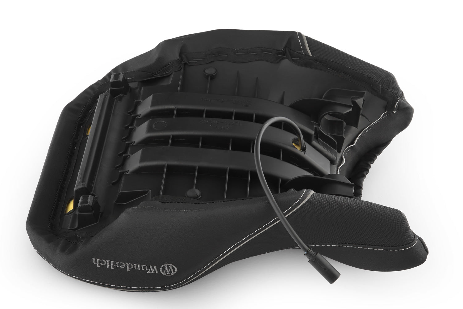 Wunderlich Aktivkomfort Rider Seat with Seat Heating Smart Standard | Black -   Pyramid Motorcycle Accessories
