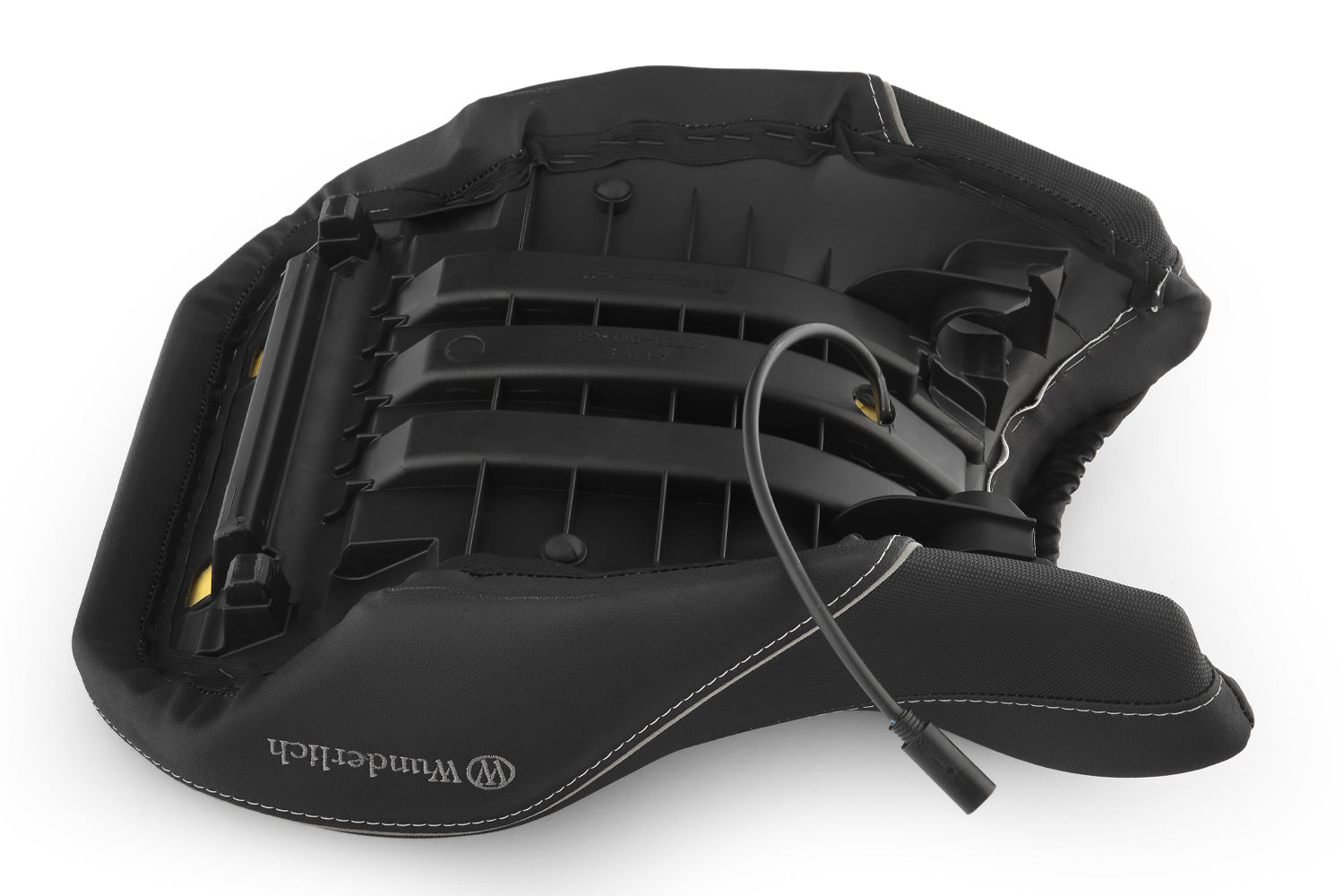 Wunderlich Aktivkomfort Rider Seat with Seat Heating Smart Low | Black -   Pyramid Motorcycle Accessories