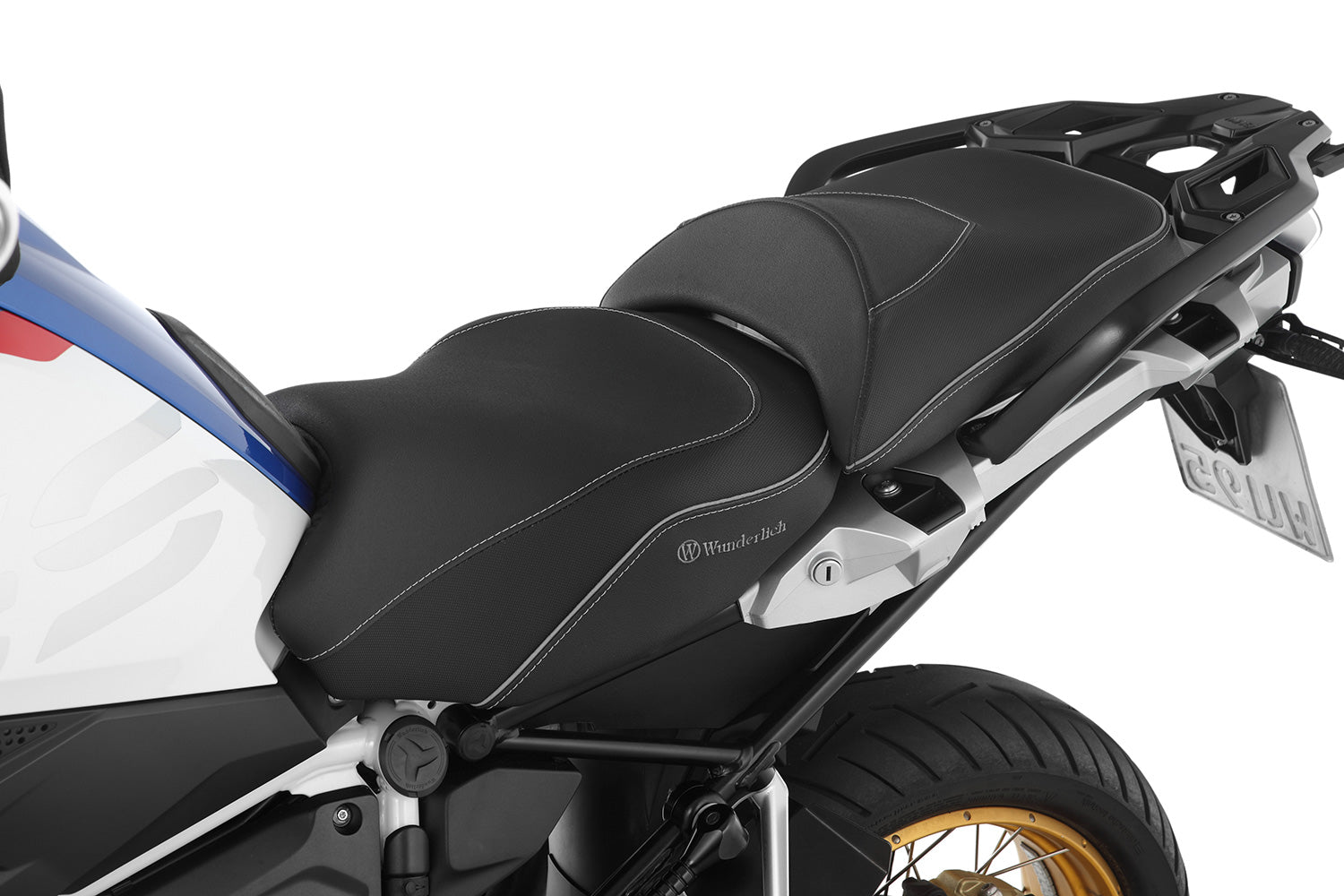 Wunderlich Aktivkomfort Rider Seat with Seat Heating Smart Plug & Play Low | Black -   Pyramid Motorcycle Accessories