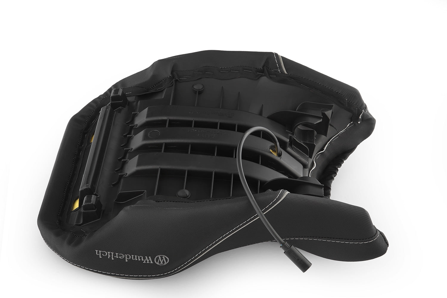 Wunderlich Aktivkomfort Rider Seat with Seat Heating Smart Plug & Play Low | Black -   Pyramid Motorcycle Accessories