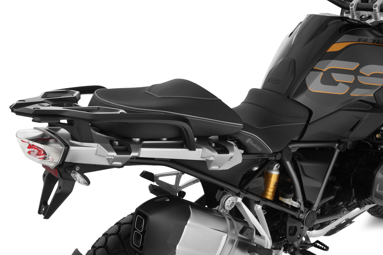 Wunderlich Passenger Seat Aktivkomfort with Seat Heating Smart | Black | BMW R 1250 R -   Pyramid Motorcycle Accessories
