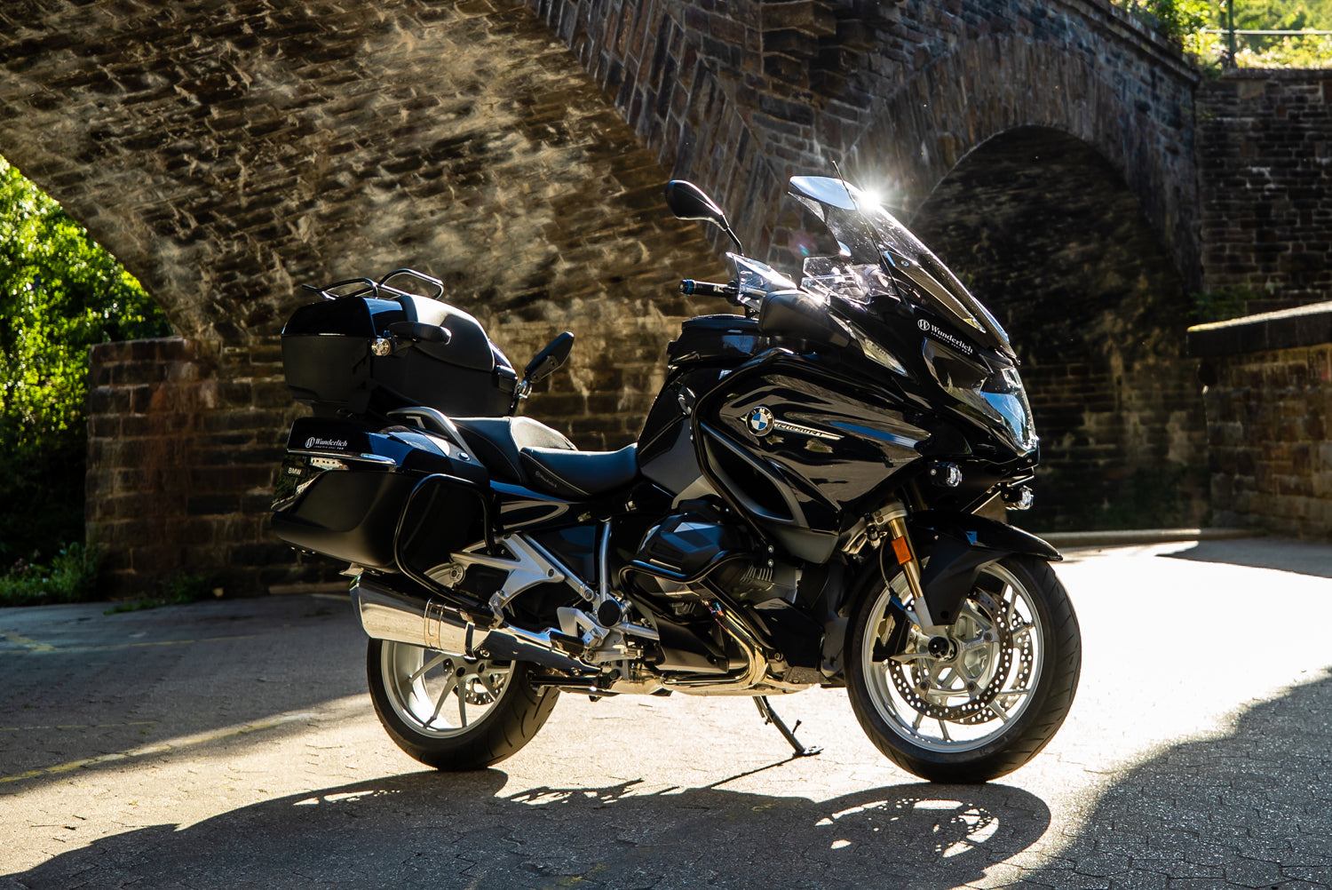 Wunderlich 5-Piece Frame Caps | Black -   Pyramid Motorcycle Accessories
