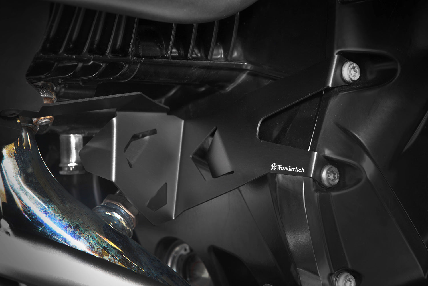 Wunderlich Oxygen Sensor Guard Set | Black -   Pyramid Motorcycle Accessories