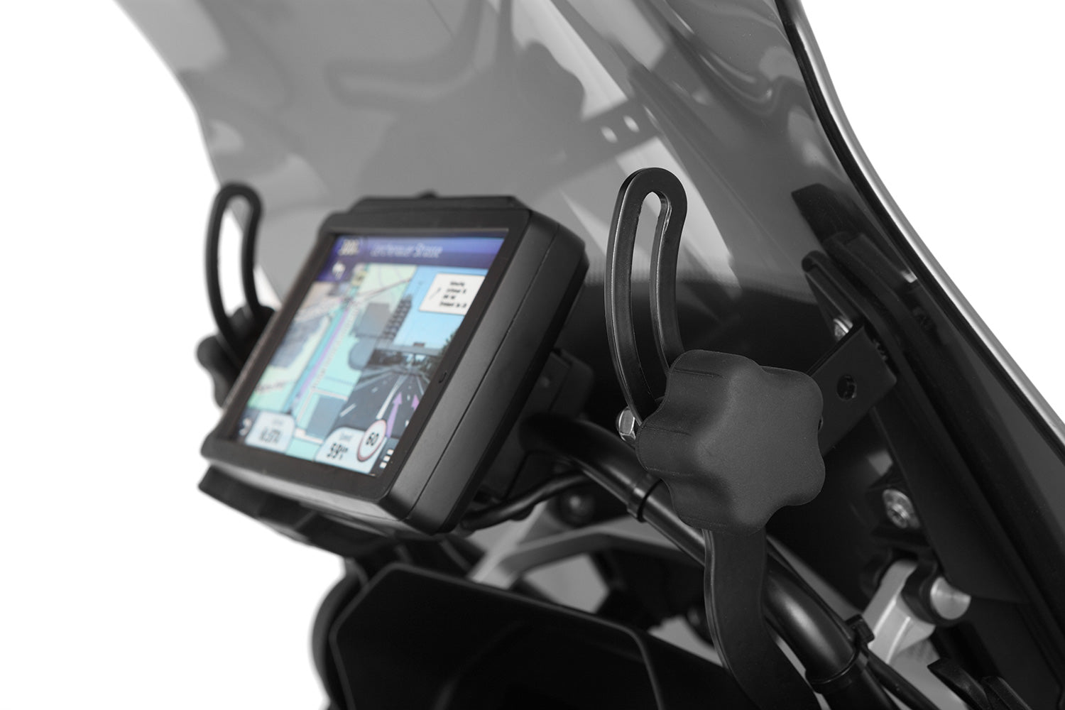 Wunderlich Windshield Reinforcement For Right | Black | BMW R 1250 GS Adventure -   Pyramid Motorcycle Accessories