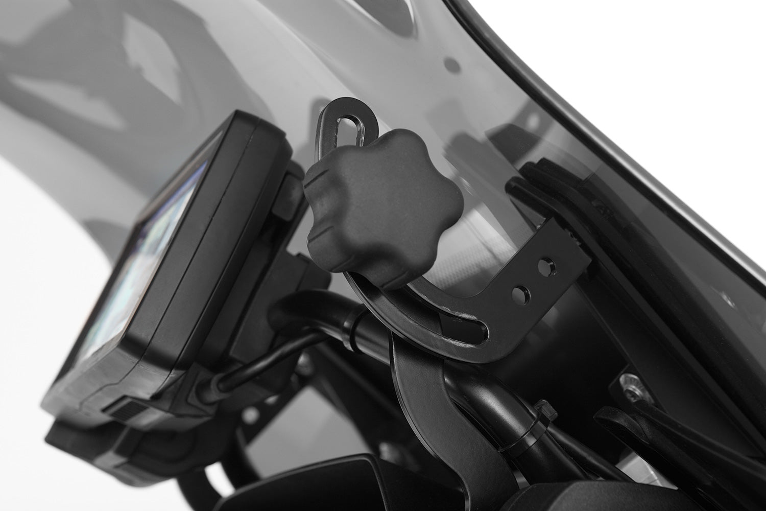 Wunderlich Windshield Reinforcement For Right | Black | BMW R 1250 GS Adventure -   Pyramid Motorcycle Accessories