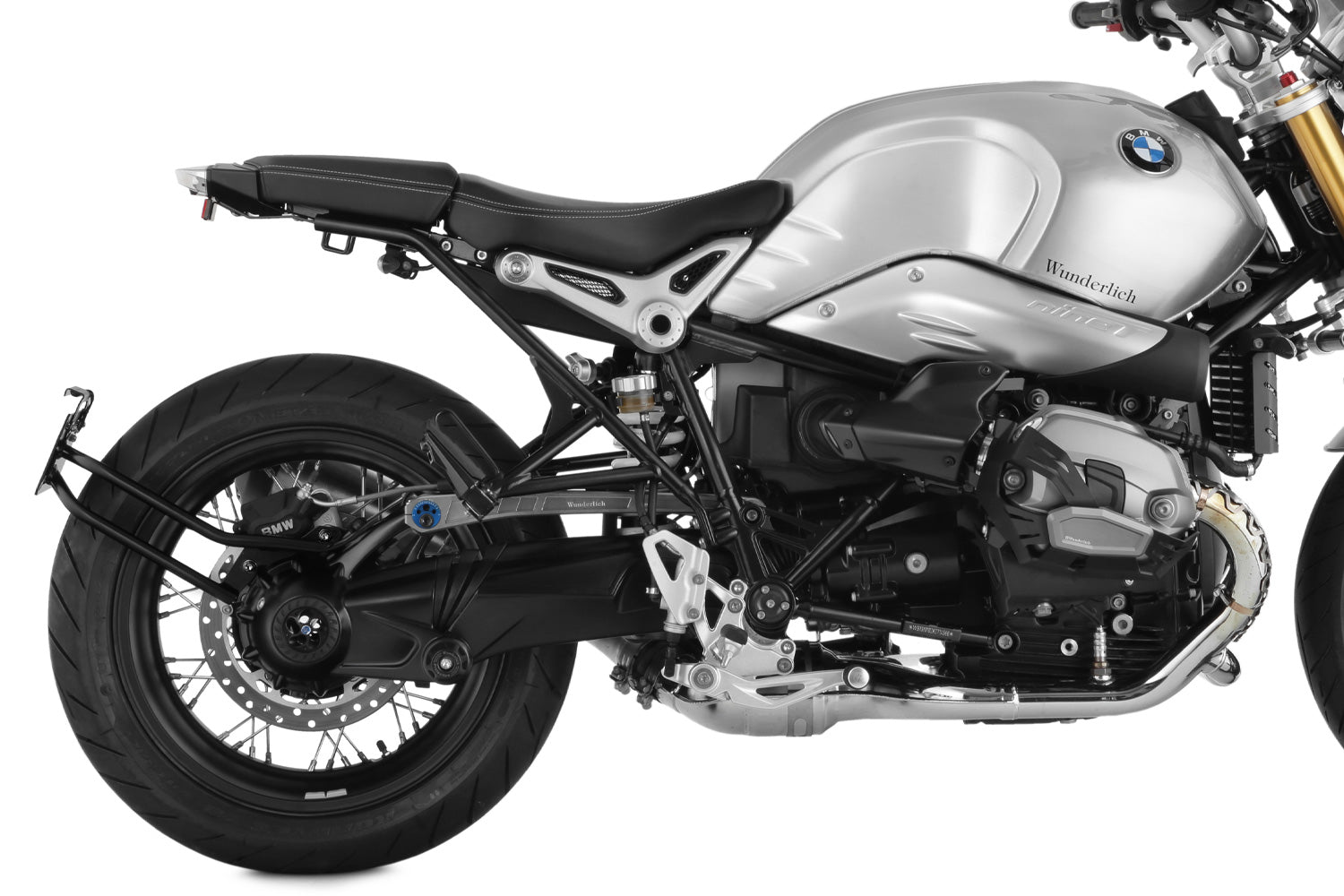 Wunderlich Swing with Tail Light Conversion Stripe | Black | BMW R nineT -   Pyramid Motorcycle Accessories