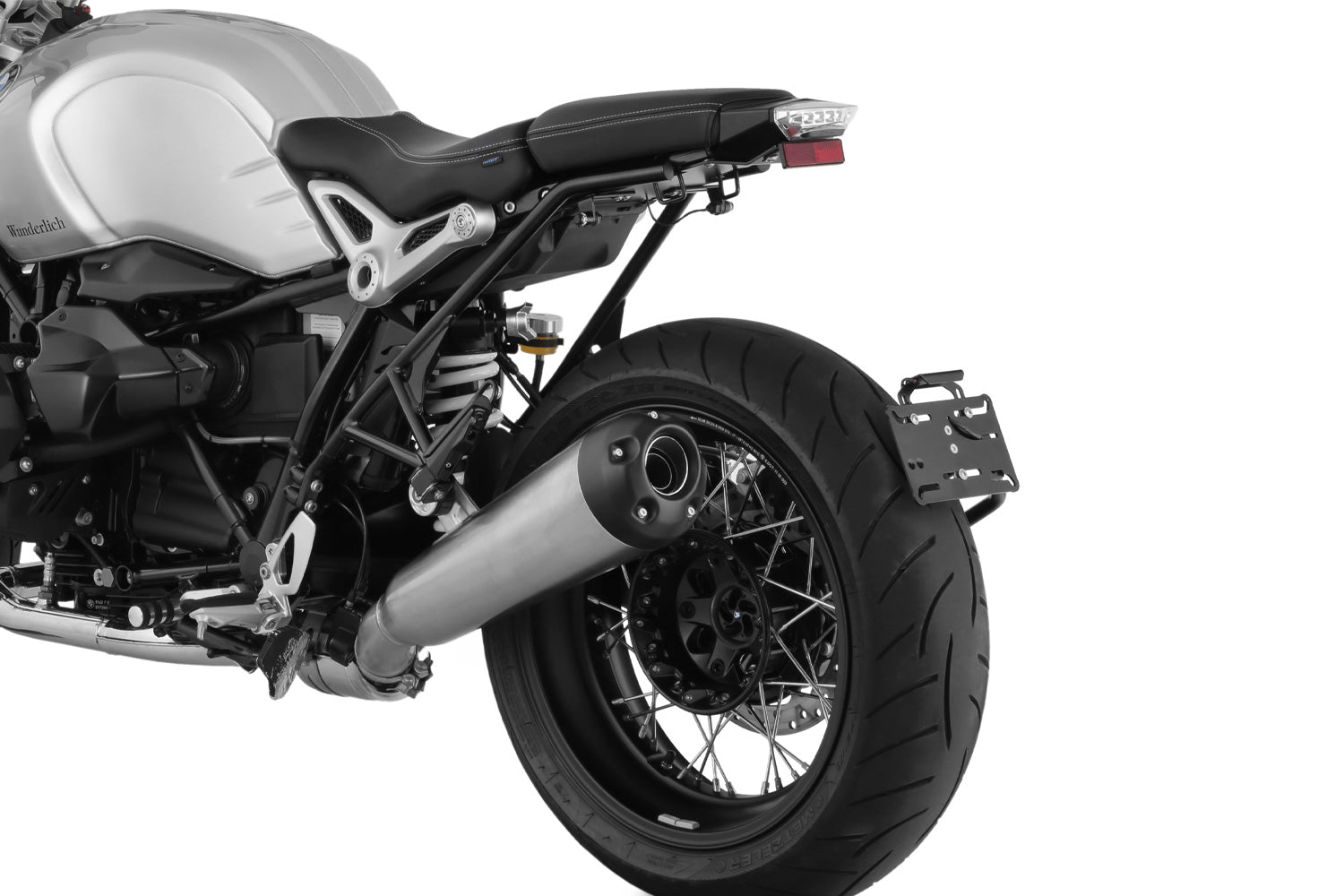 Wunderlich Swing with Tail Light Conversion Stripe | Black | BMW R nineT -   Pyramid Motorcycle Accessories