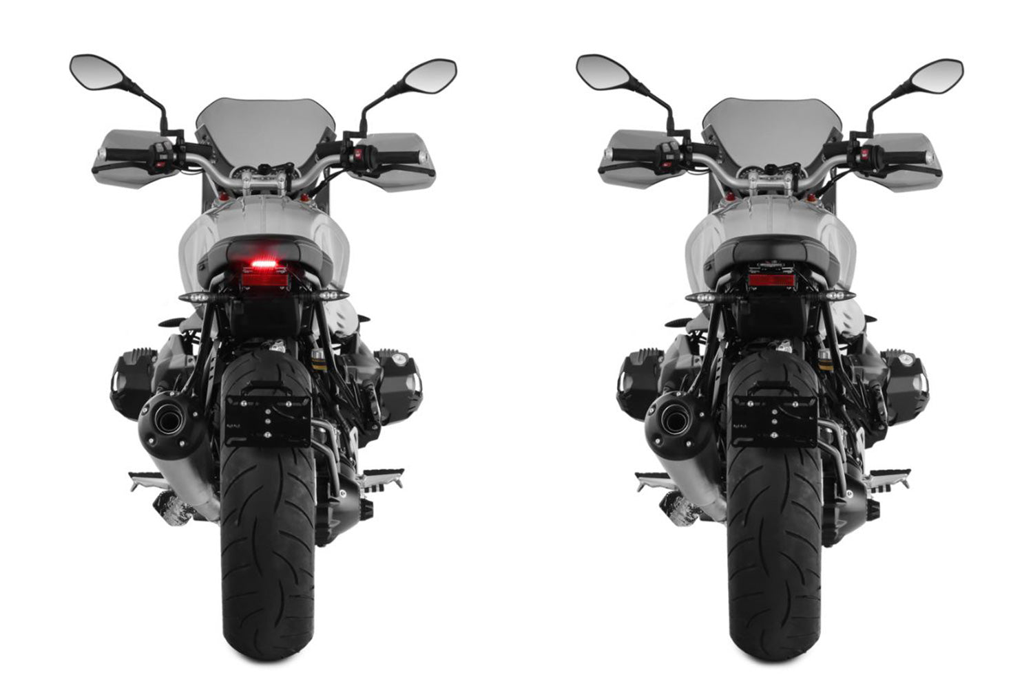 Wunderlich Swing with Tail Light Conversion Devils-Eye | Black | BMW R nineT -   Pyramid Motorcycle Accessories