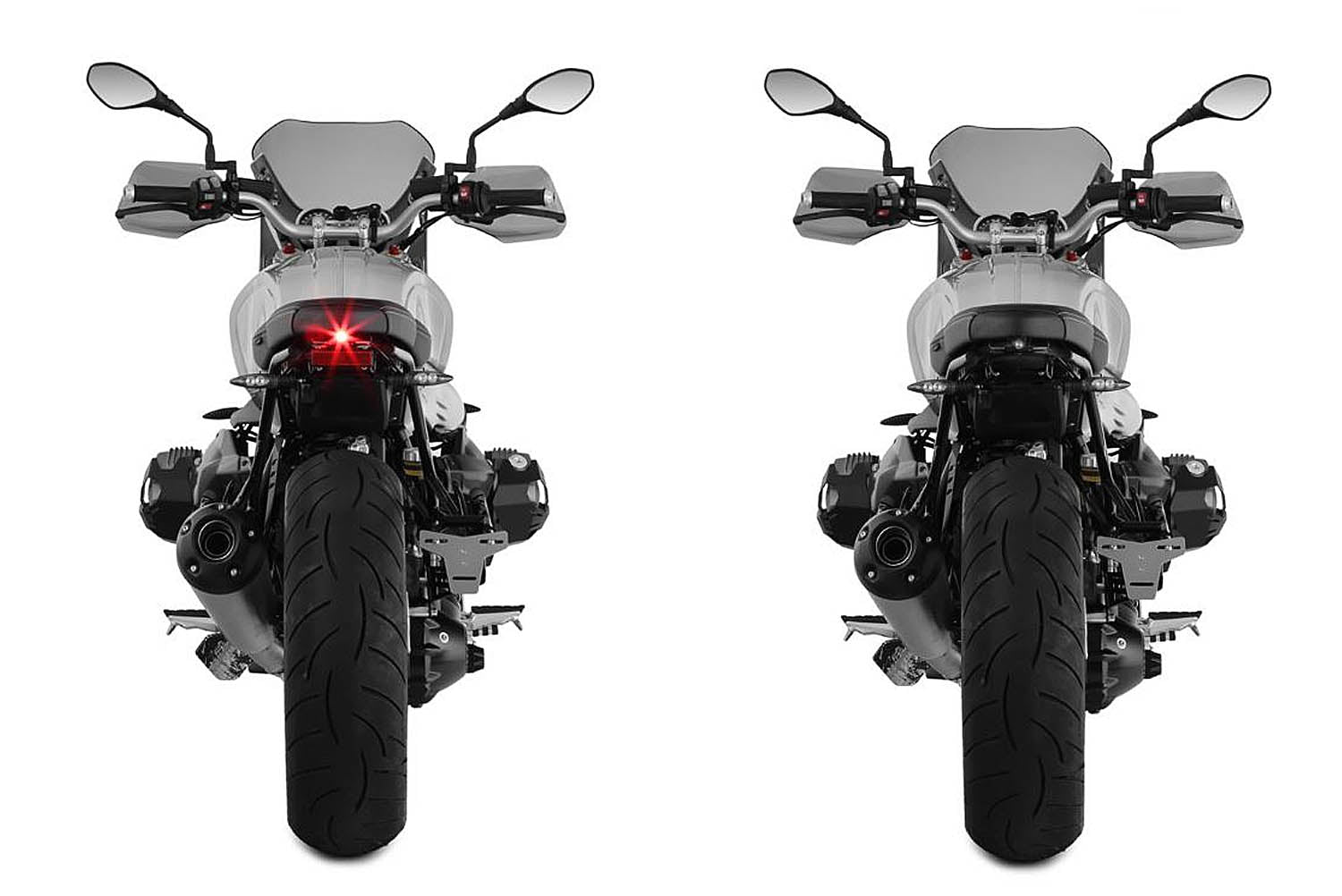 Wunderlich Tail Conversion Low with Holder For Original Rear Light | Black -   Pyramid Motorcycle Accessories
