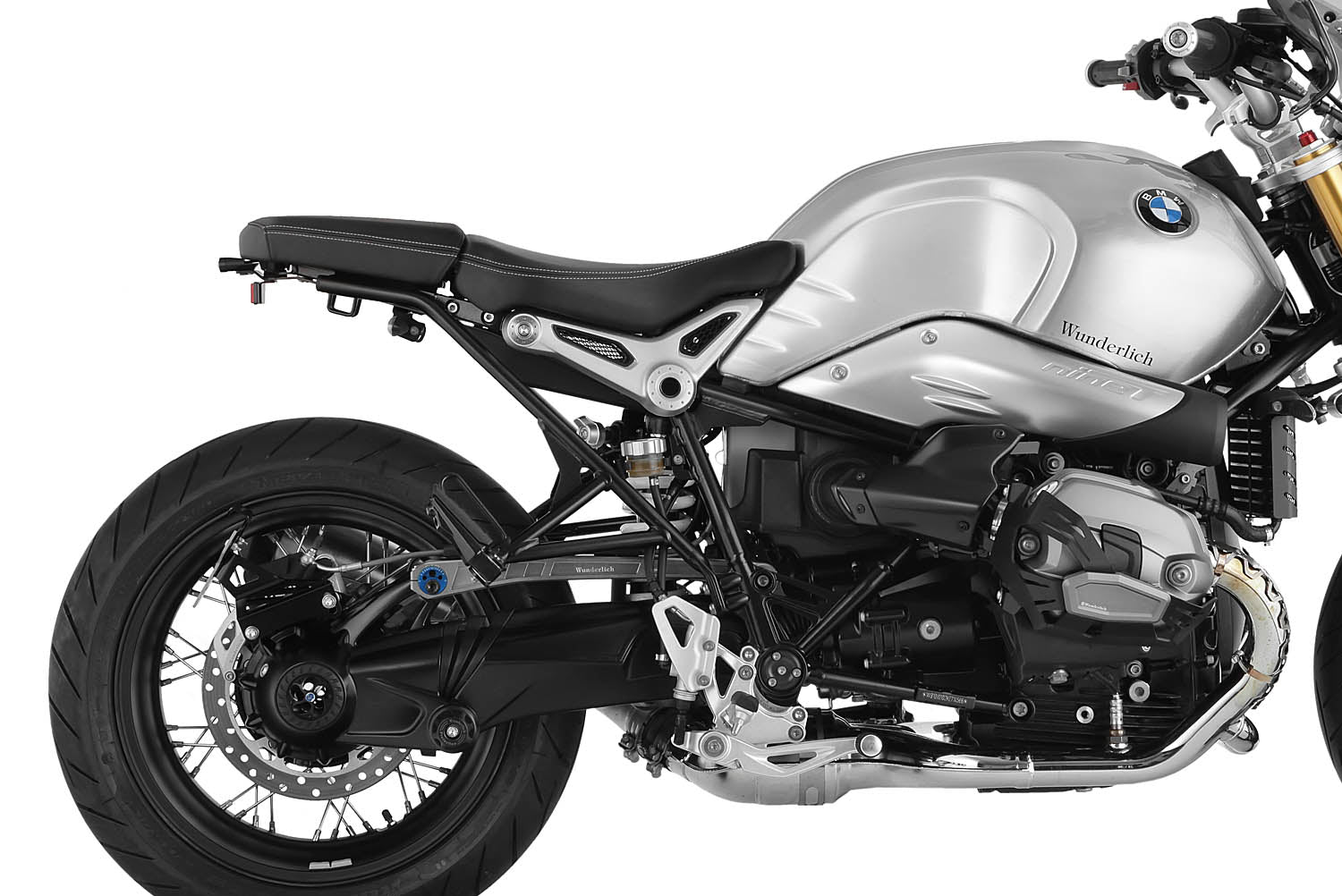 Wunderlich Tail Conversion Low with Holder For Original Rear Light | Black -   Pyramid Motorcycle Accessories