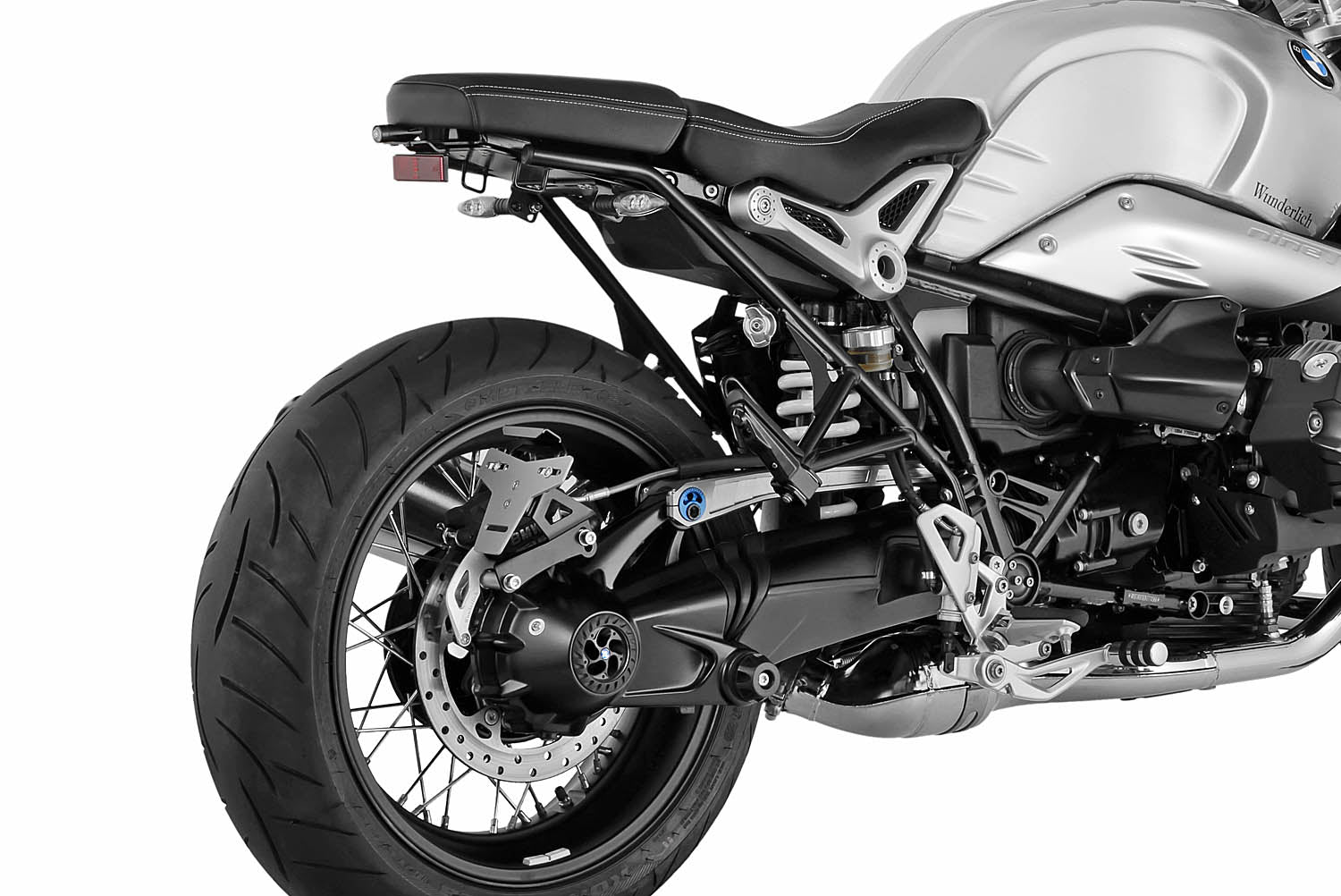 Wunderlich Tail Conversion Low with Holder For Original Rear Light | Black -   Pyramid Motorcycle Accessories