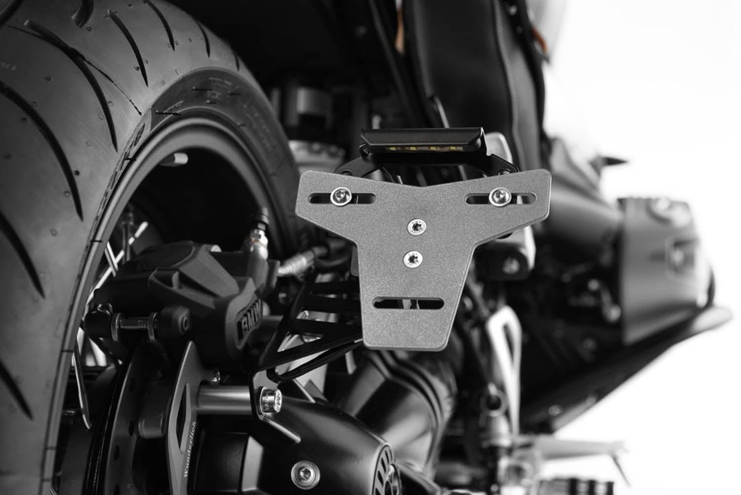 Wunderlich Tail Conversion Low with Holder For Original Rear Light | Black -   Pyramid Motorcycle Accessories