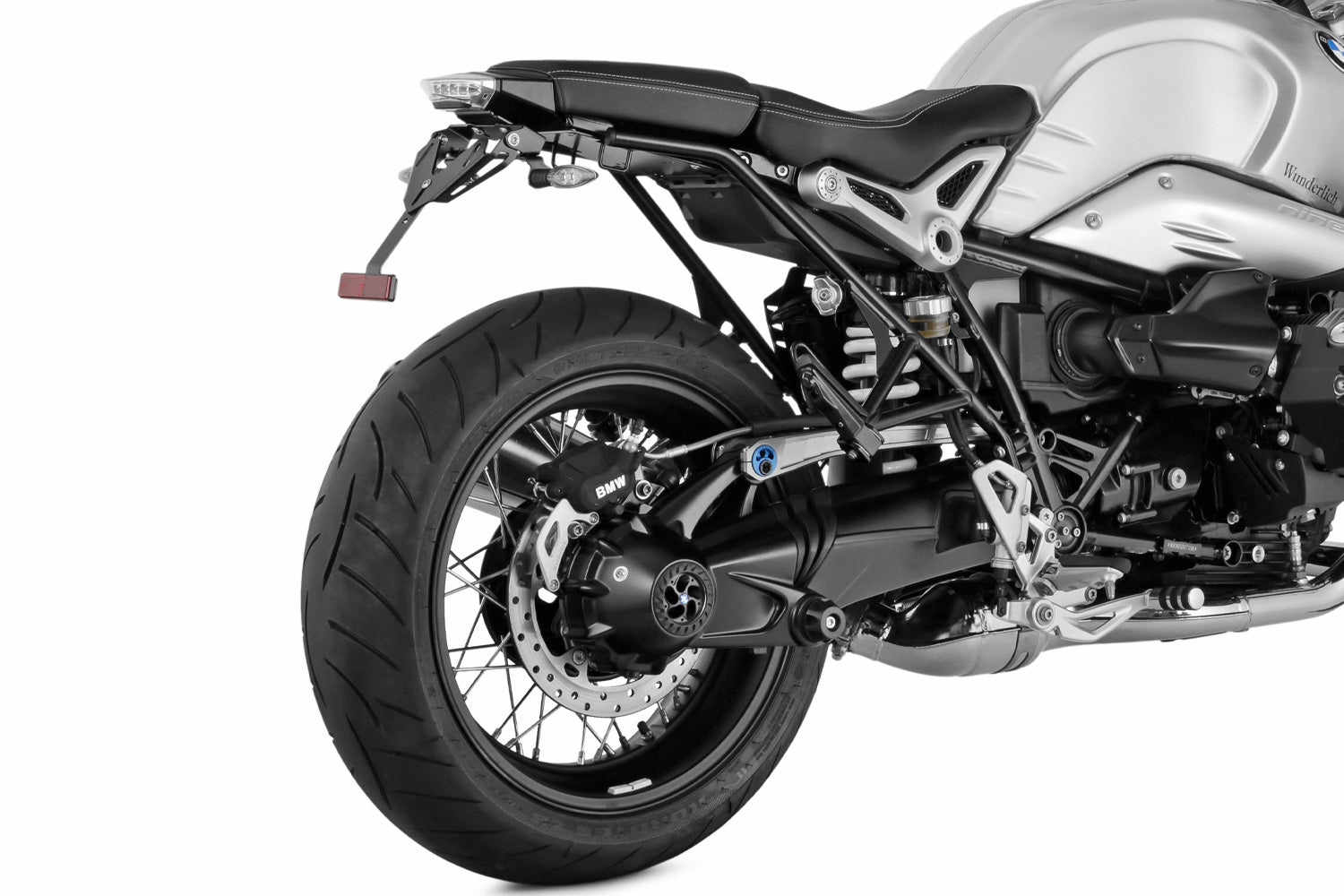 Wunderlich Tail Conversion Swing with Holder Original Rear Light | Black | BMW R nineT -   Pyramid Motorcycle Accessories