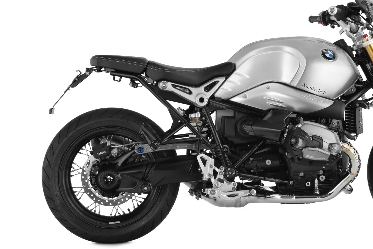 Wunderlich Tail Conversion Sport with Holder Original Rear Light | Black | BMW R nineT -   Pyramid Motorcycle Accessories