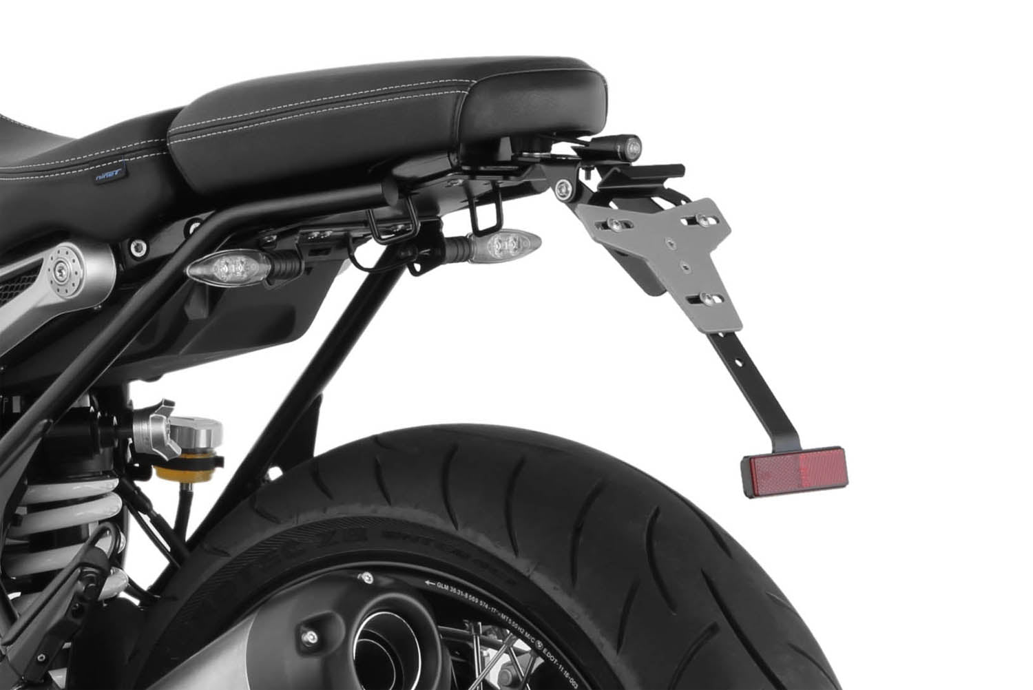 Wunderlich Sport with Tail Light Conversion Stripe | Black | BMW R nineT -   Pyramid Motorcycle Accessories