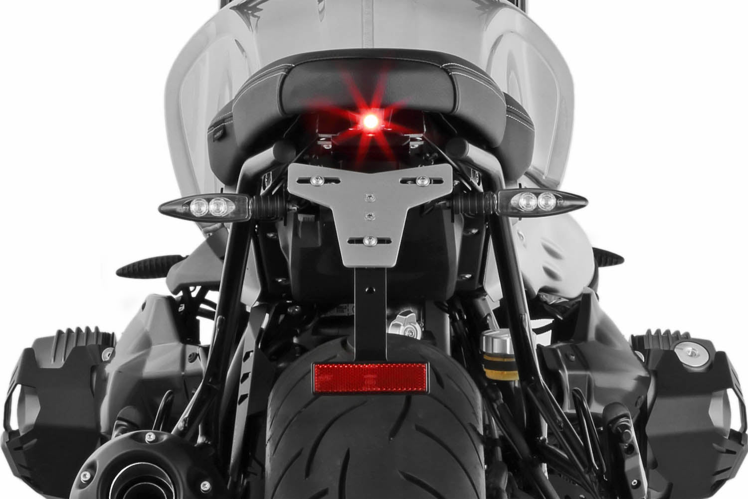 Wunderlich Sport with Tail Light Conversion Stripe | Black | BMW R nineT -   Pyramid Motorcycle Accessories