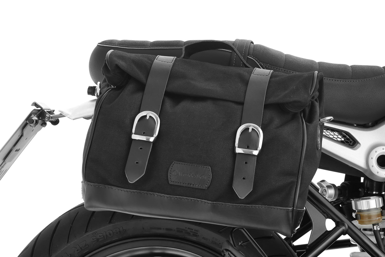 Wunderlich Side Bag Mammut Piece | Brown | BMW R nineT -   Pyramid Motorcycle Accessories