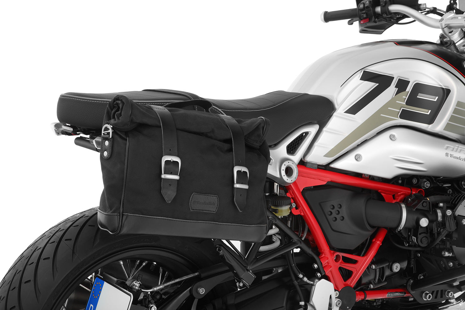 Wunderlich Side Bag Mammut Piece | Brown | BMW R nineT -   Pyramid Motorcycle Accessories