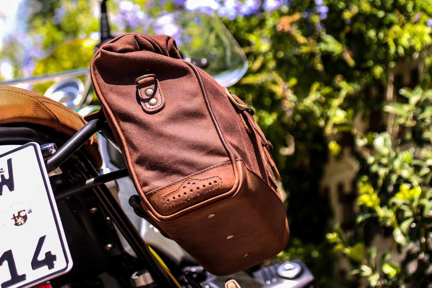 Wunderlich Holder For Mammut Bags Left | Black | BMW R nineT -   Pyramid Motorcycle Accessories