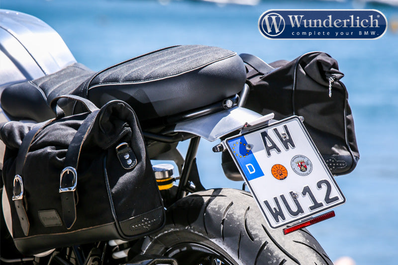 Wunderlich Holder For Mammut Bags Left | Black | BMW R nineT -   Pyramid Motorcycle Accessories