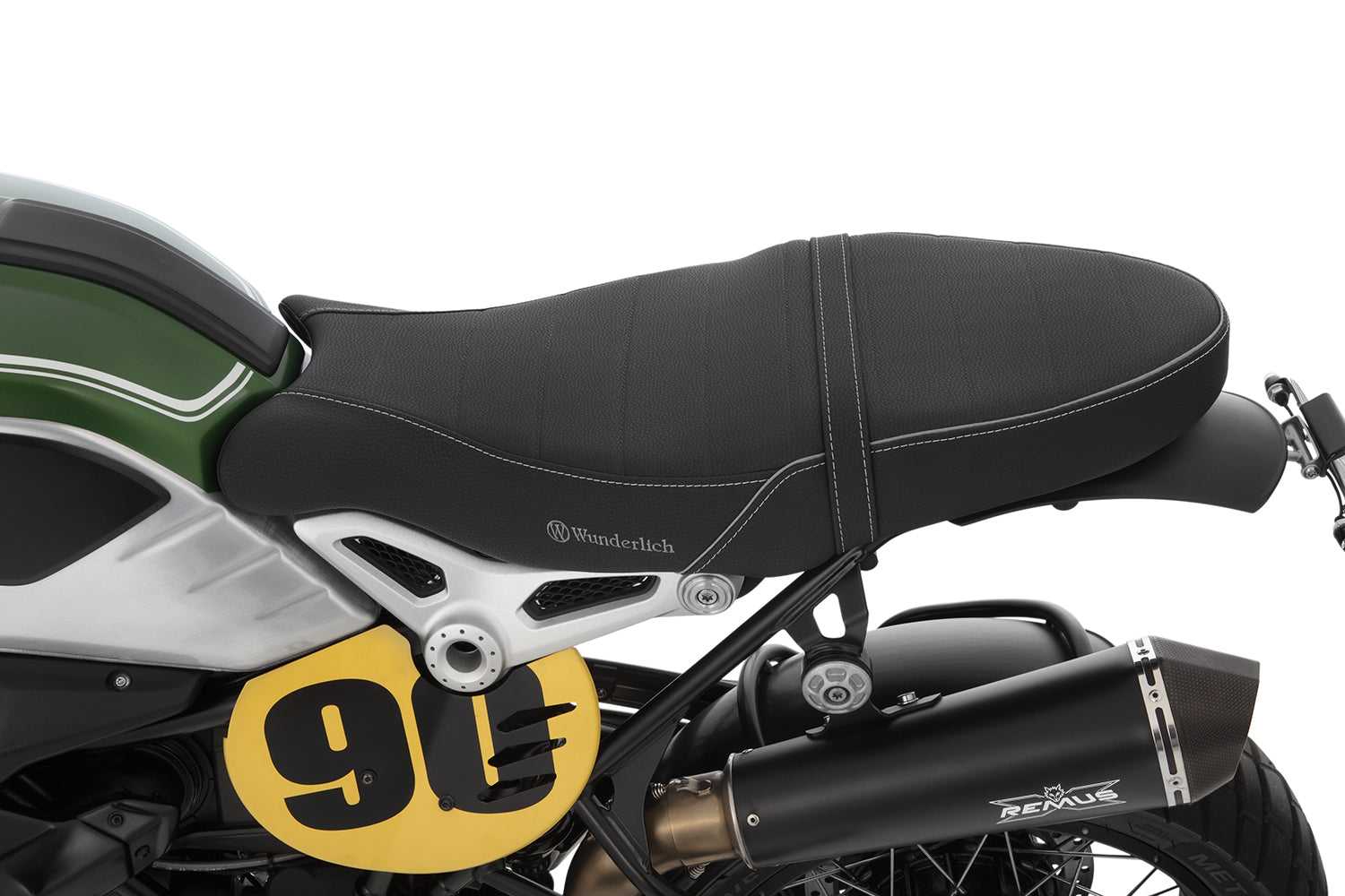 Wunderlich Seat Aktivkomfort One-Piece | Orange | BMW R nineT -   Pyramid Motorcycle Accessories