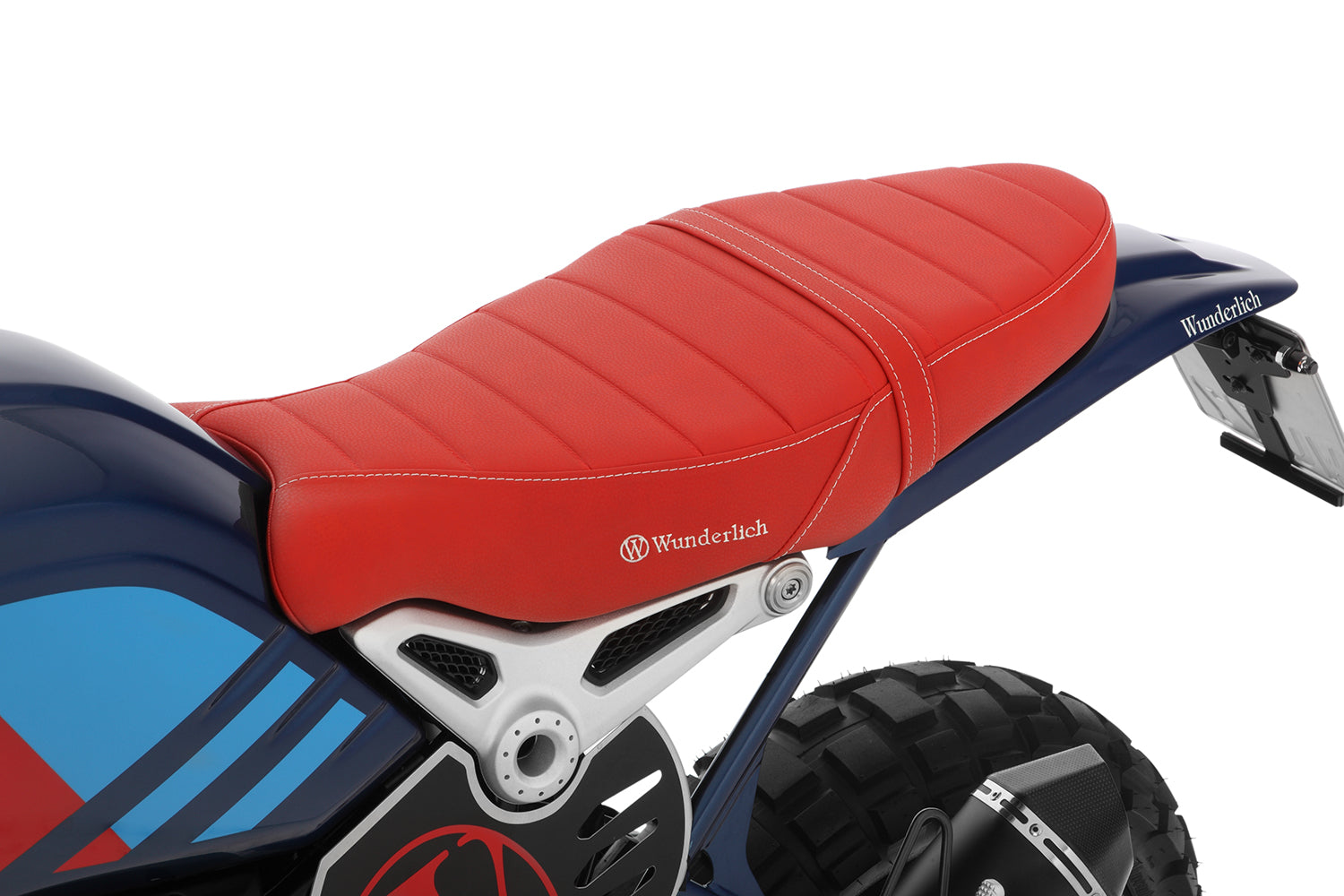 Wunderlich Seat Aktivkomfort One-Piece Scrambler | Brown | BMW R nineT -   Pyramid Motorcycle Accessories