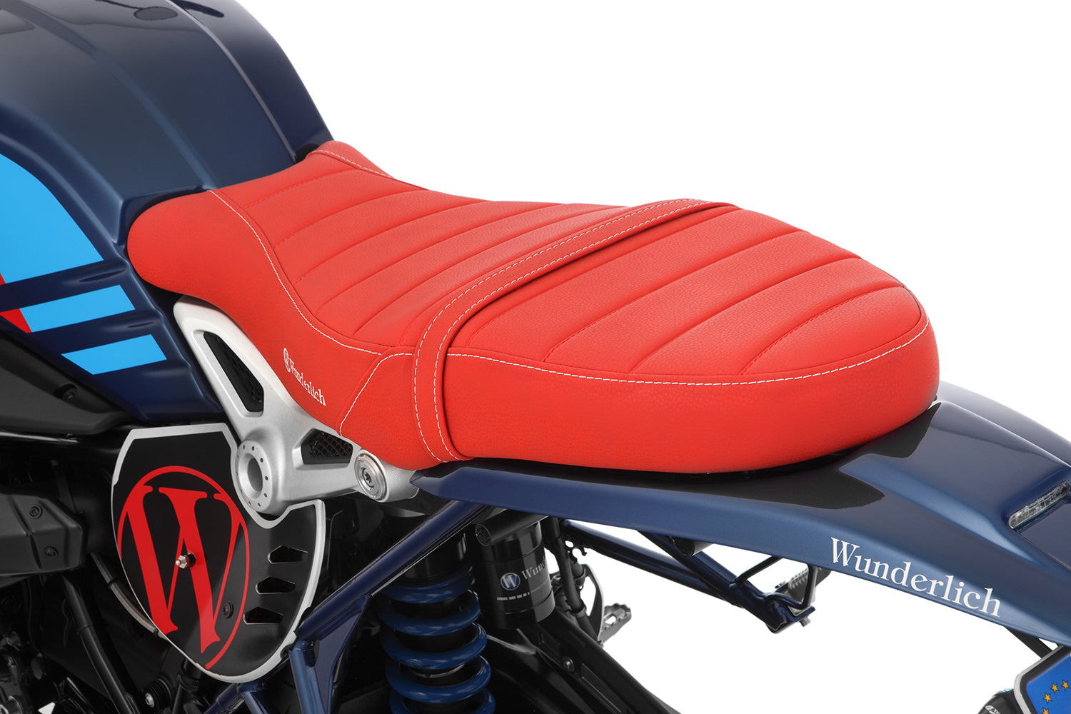 Wunderlich Seat Aktivkomfort One-Piece Scrambler | Brown | BMW R nineT -   Pyramid Motorcycle Accessories