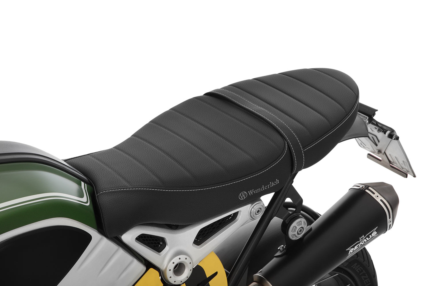 Wunderlich Passenger Seat Aktivkomfort Rear | Brown | BMW R nineT -   Pyramid Motorcycle Accessories