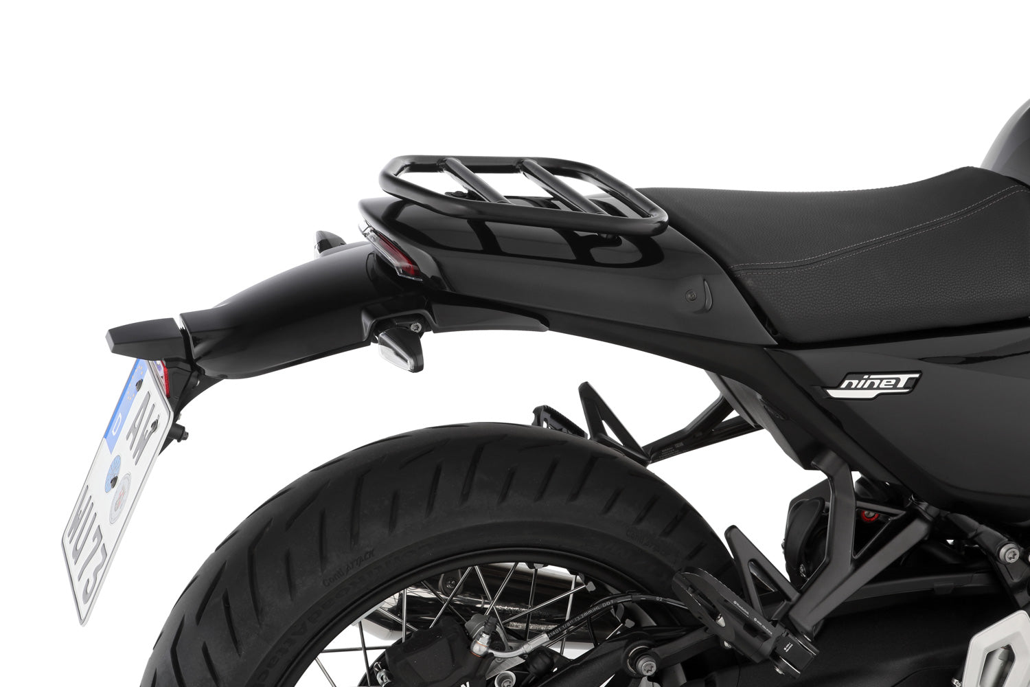 Wunderlich Rear Cover with Luggage Rack | Black | BMW R 12 nineT -   Pyramid Motorcycle Accessories