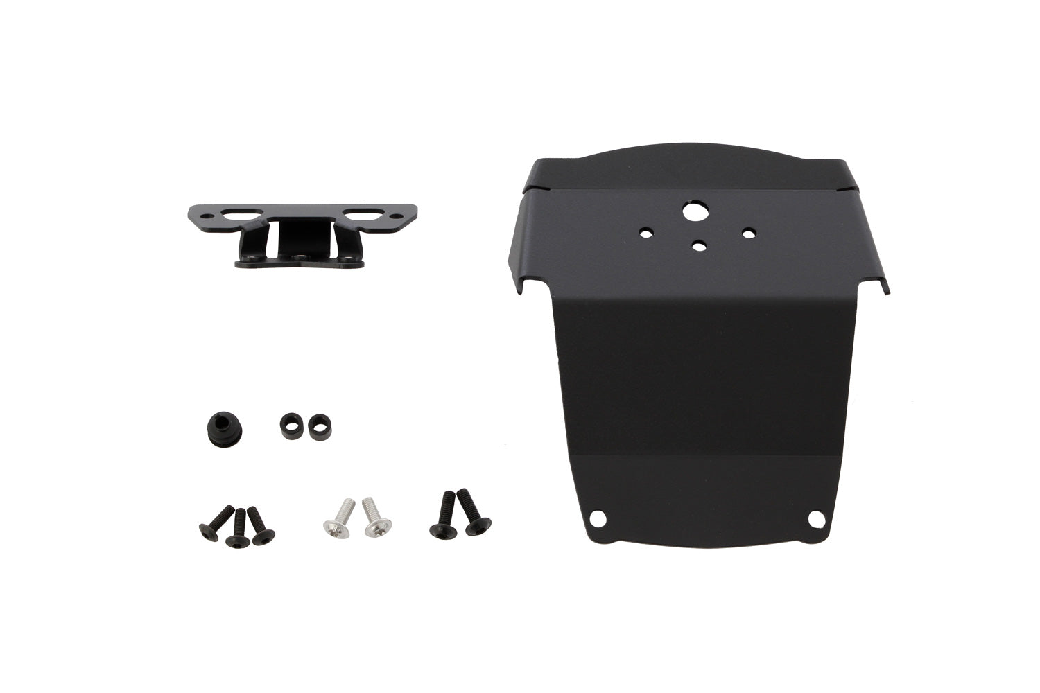 Wunderlich Swing Arm Number Plate Holder Centered | Black | BMW R nineT -   Pyramid Motorcycle Accessories