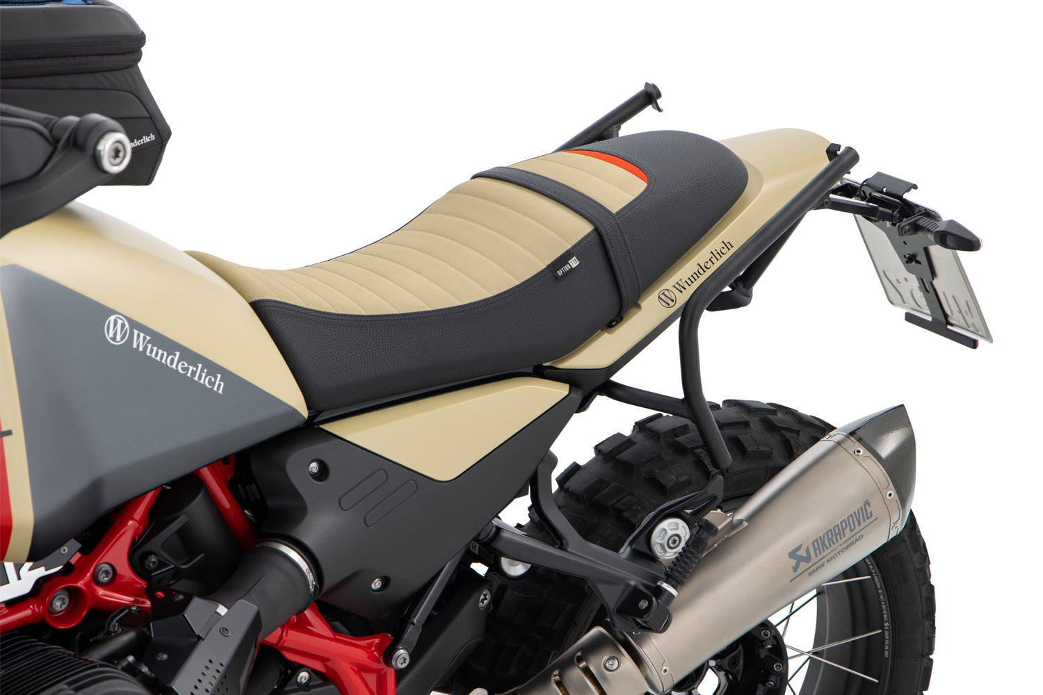 Wunderlich Luggage System Vario Case X-case with X-rack Light Set | Black-Silver -   Pyramid Motorcycle Accessories