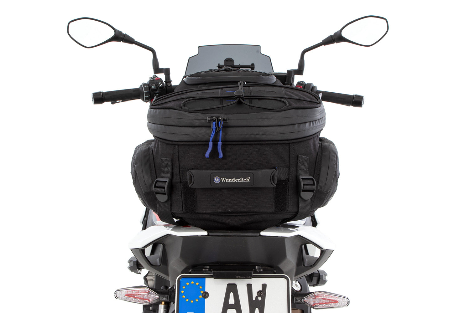 Wunderlich “Elephant” Seat and Luggage Rack Bag | Black | R nineT -   Pyramid Motorcycle Accessories