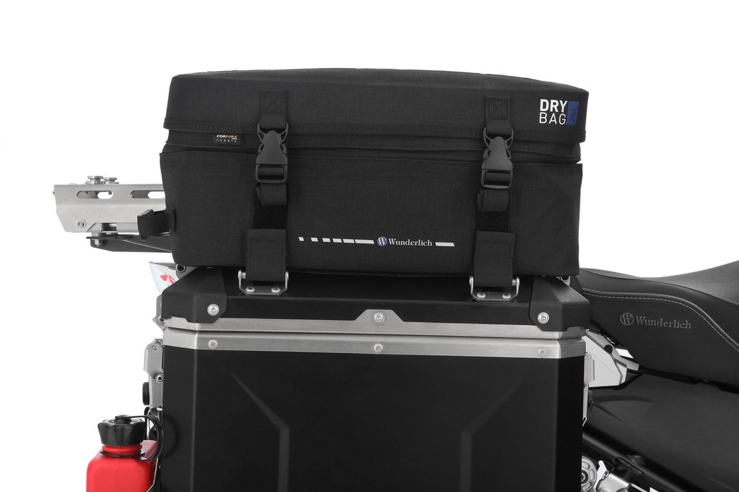 Wunderlich Top Case Bag Elephant Drybag | Black | BMW R nineT -   Pyramid Motorcycle Accessories