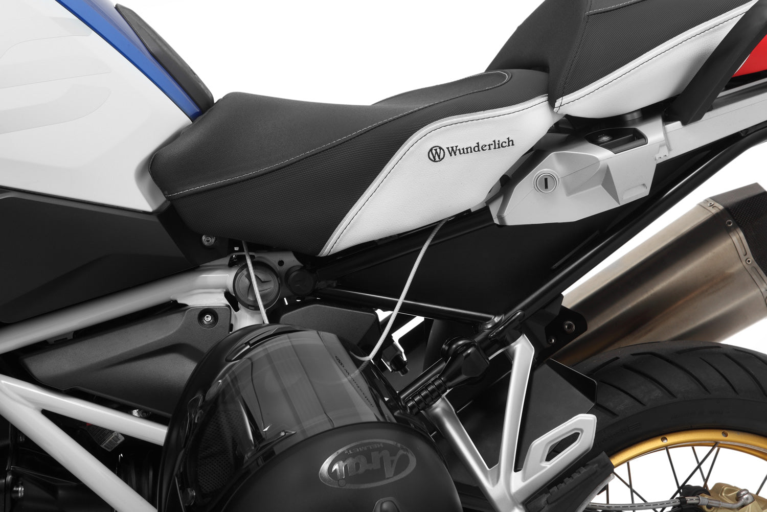 Wunderlich Helmet Anti-theft Protection Helm-lock | Silver | BMW R 1250 R -   Pyramid Motorcycle Accessories