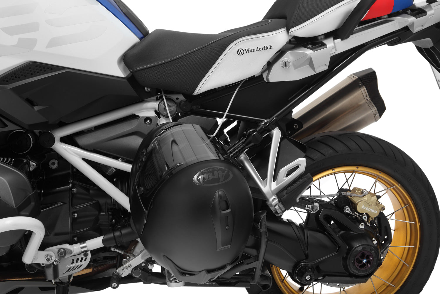 Wunderlich Helmet Anti-theft Protection Helm-lock | Silver | BMW R 1250 R -   Pyramid Motorcycle Accessories