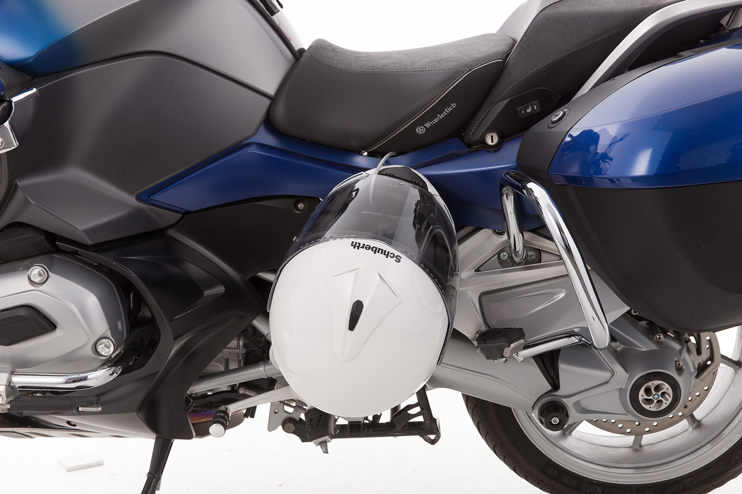Wunderlich Helmet Anti-theft System Helm-lock | Silver | BMW S 1000 XR -   Pyramid Motorcycle Accessories