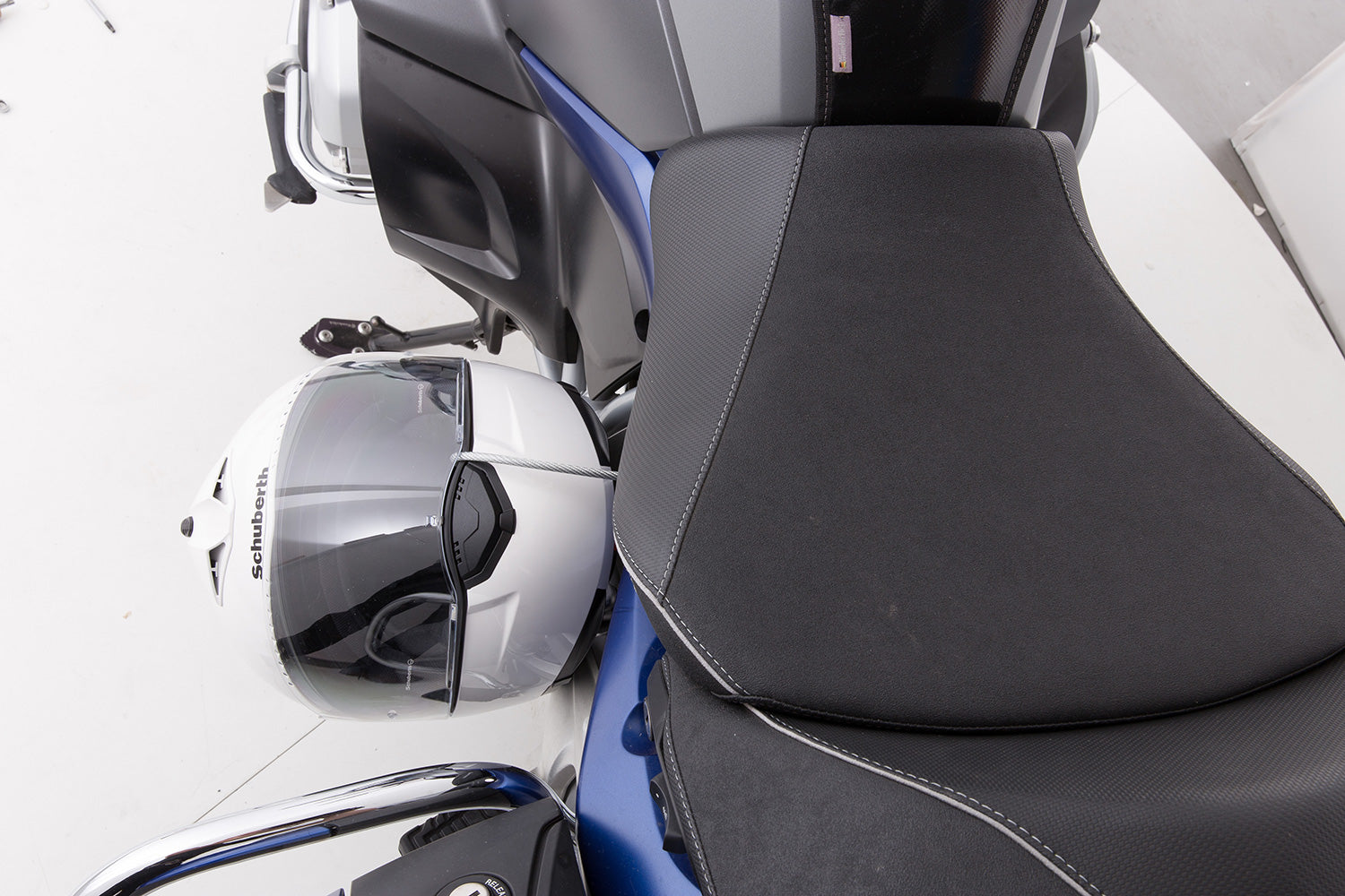 Wunderlich Helmet Anti-theft System Helm-lock | Silver | BMW S 1000 XR -   Pyramid Motorcycle Accessories
