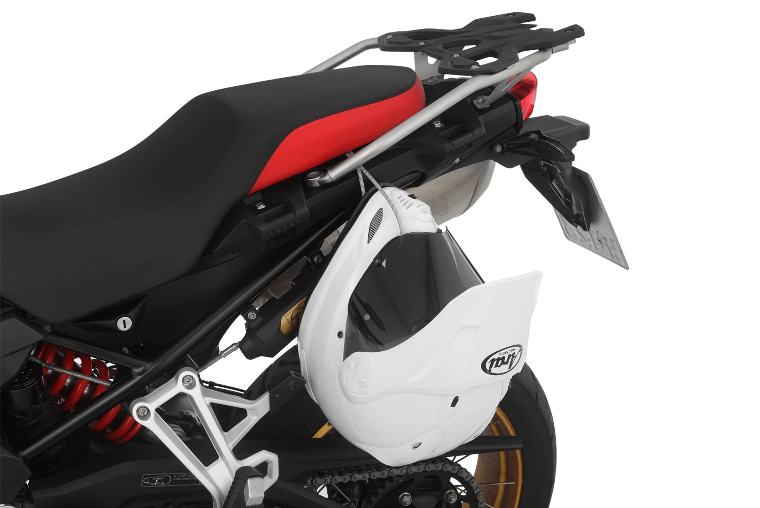Wunderlich Helmet Anti-theft System Helm-lock | Silver | BMW R 1200 GS -   Pyramid Motorcycle Accessories