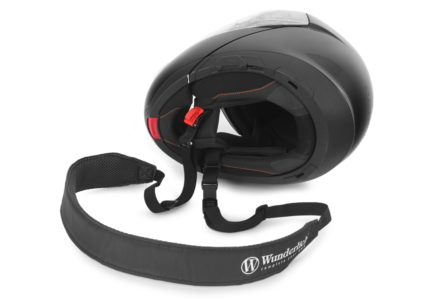 Wunderlich Helmet Carry Strap Double D-Ring Lock | Black | BMW R nineT -   Pyramid Motorcycle Accessories