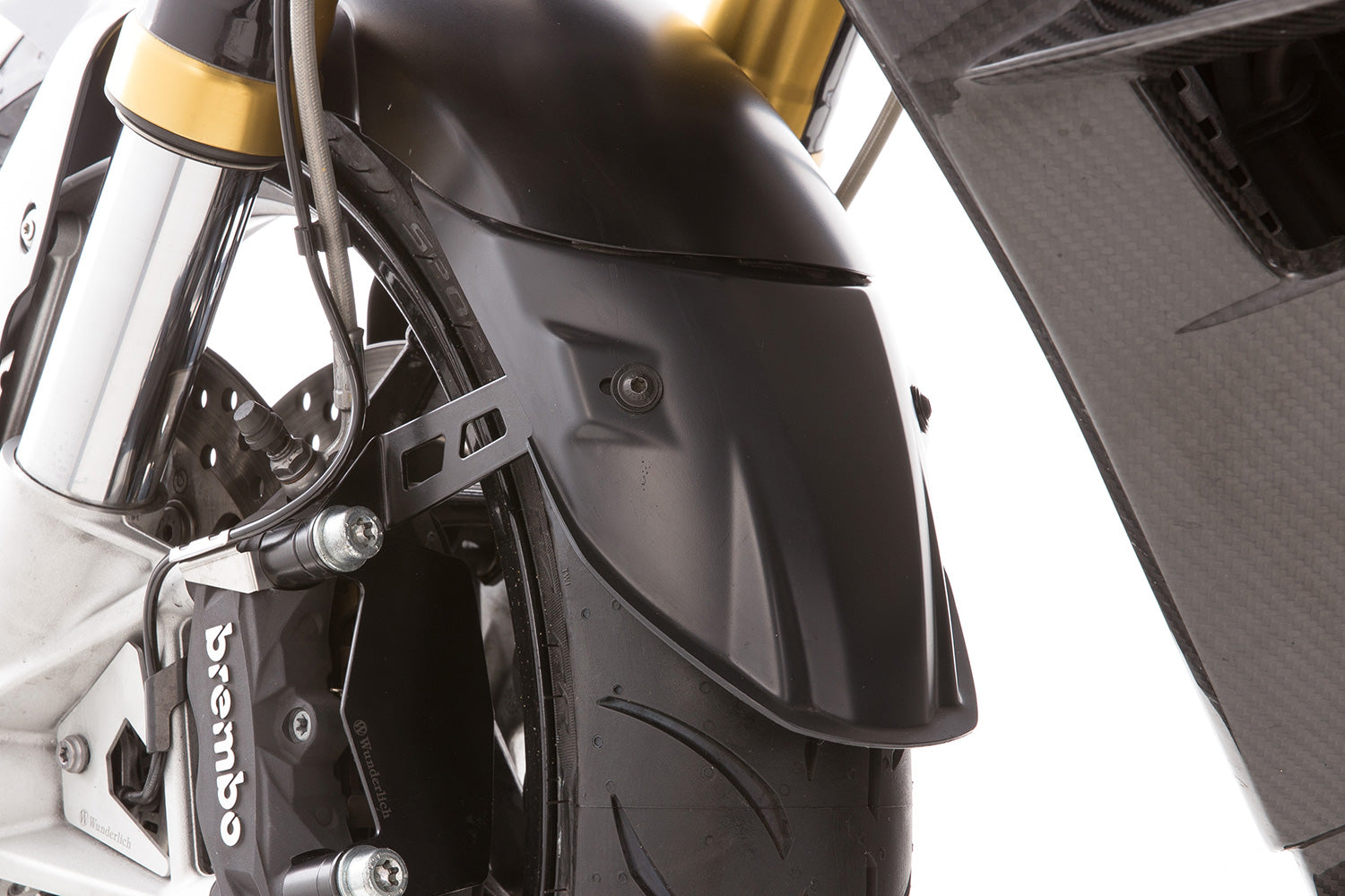 Wunderlich Mudguard Extension Extenda Fender XL Front | Black | BMW S 1000 XR -   Pyramid Motorcycle Accessories