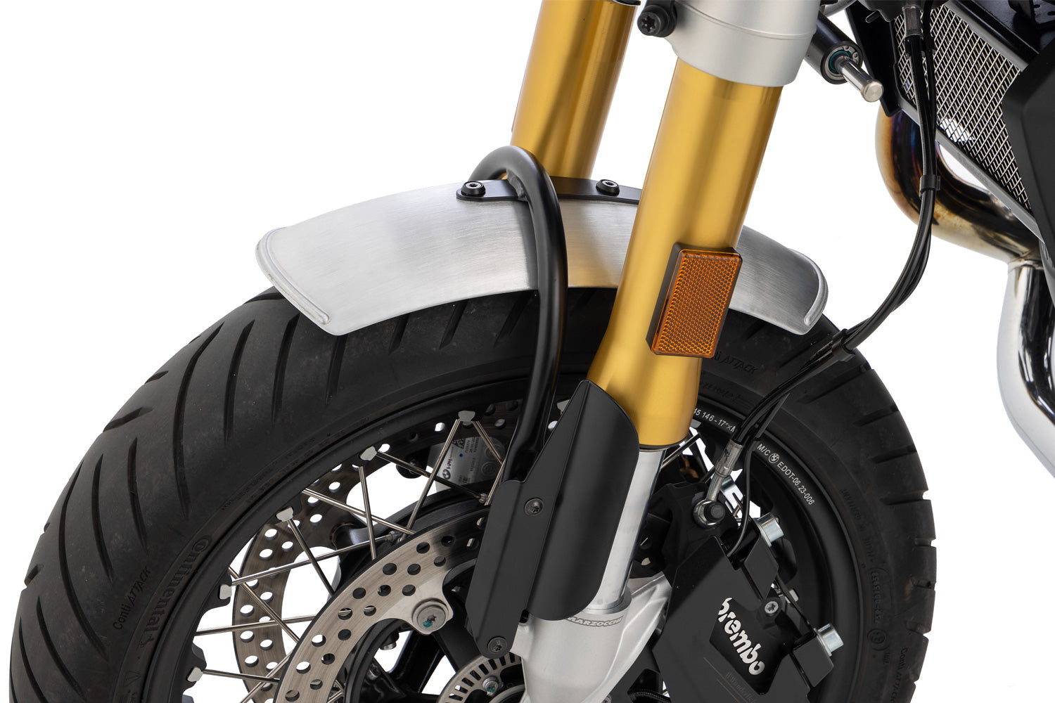 Wunderlich Classic Front Fender Low | Silver | BMW R nineT -   Pyramid Motorcycle Accessories