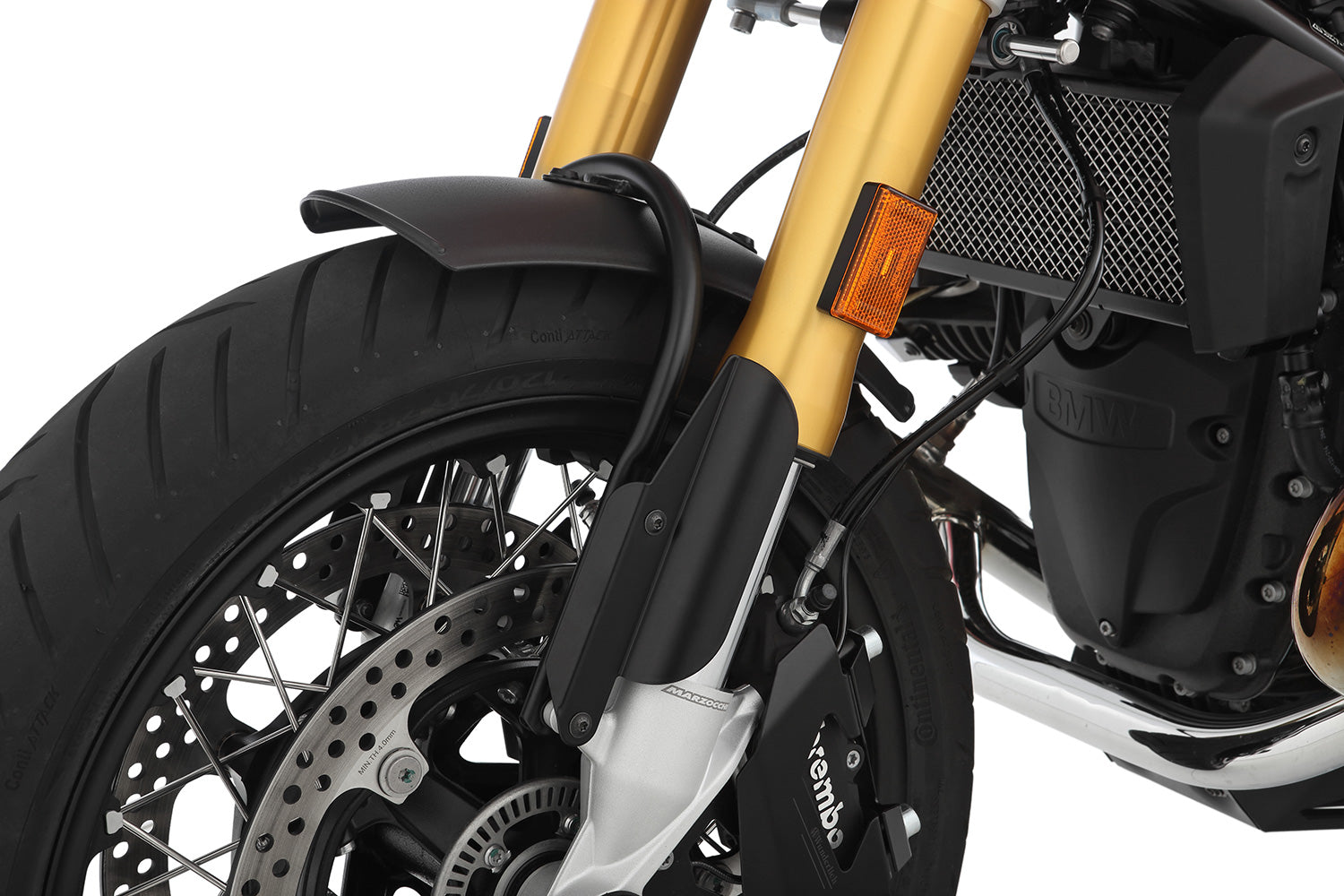 Wunderlich Fork Tube Cover | Black | BMW R 12 nineT -   Pyramid Motorcycle Accessories