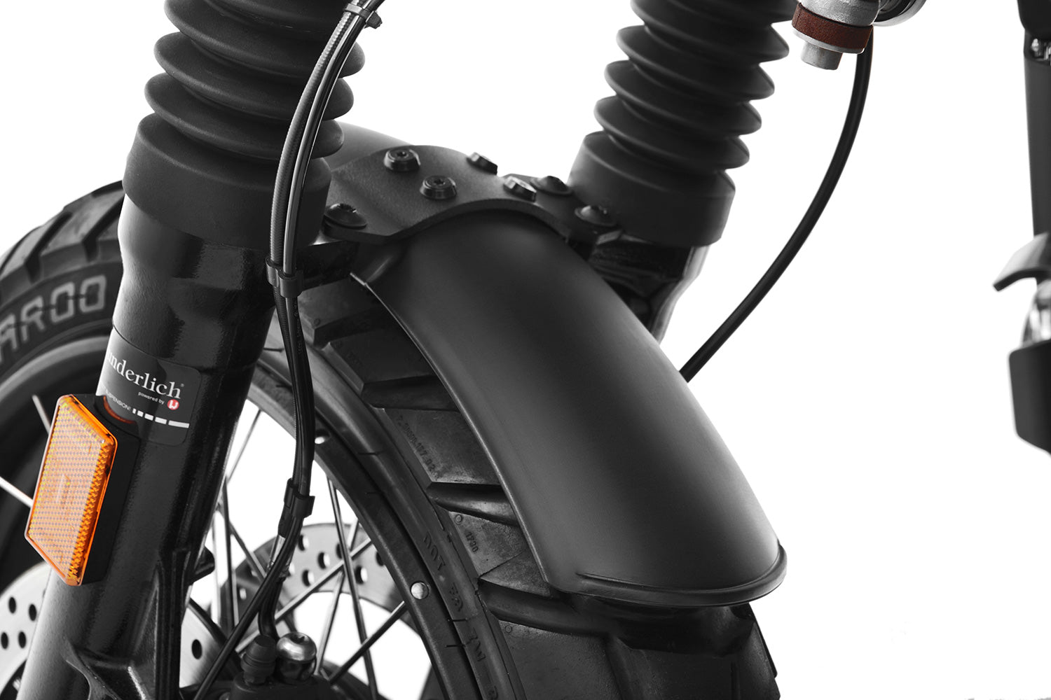 Wunderlich Classic Trophy Cockpit Fairing | Black -   Pyramid Motorcycle Accessories