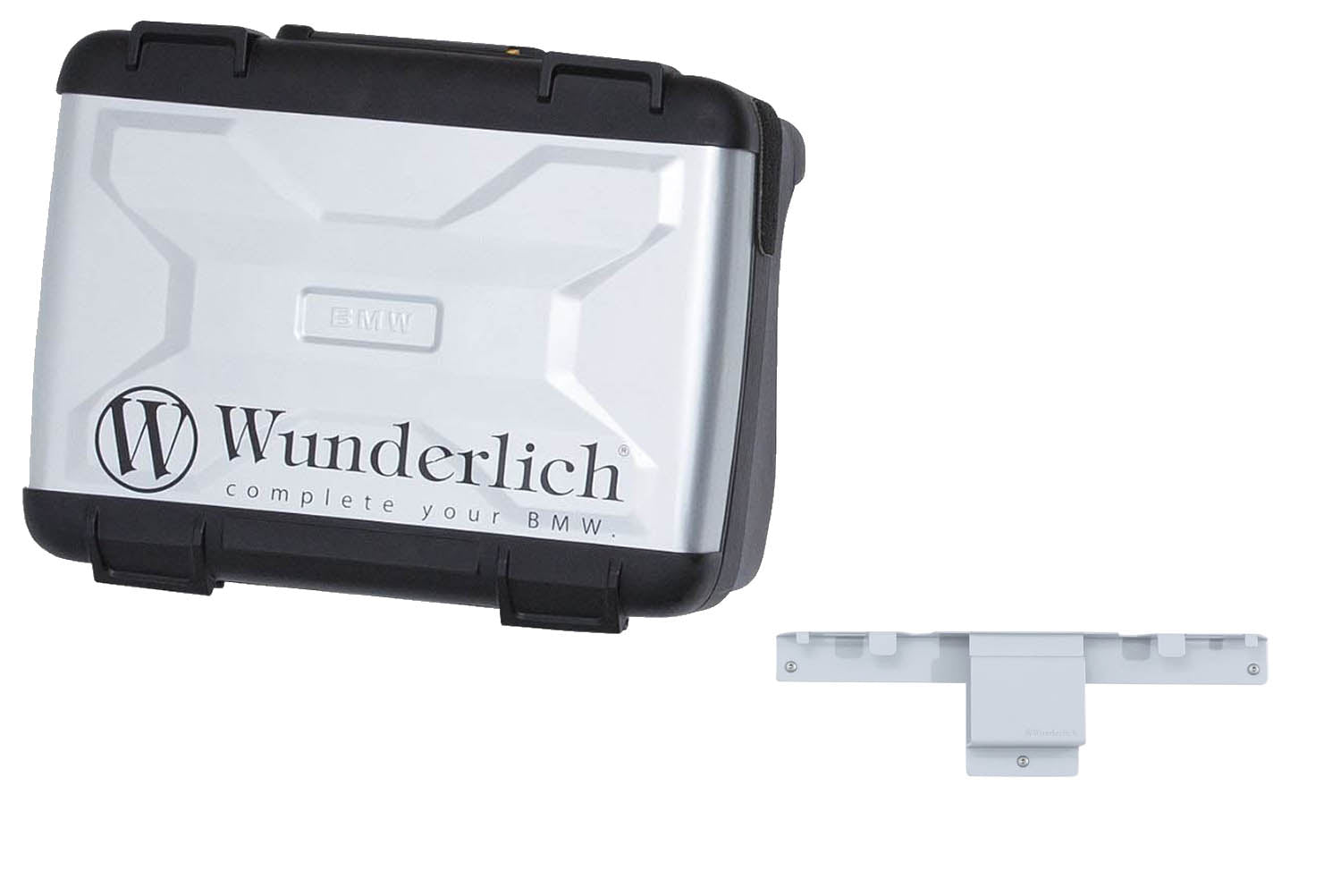 Wunderlich Saddle Bag For Passenger Luggage Carrier | Black | BMW R nineT -   Pyramid Motorcycle Accessories