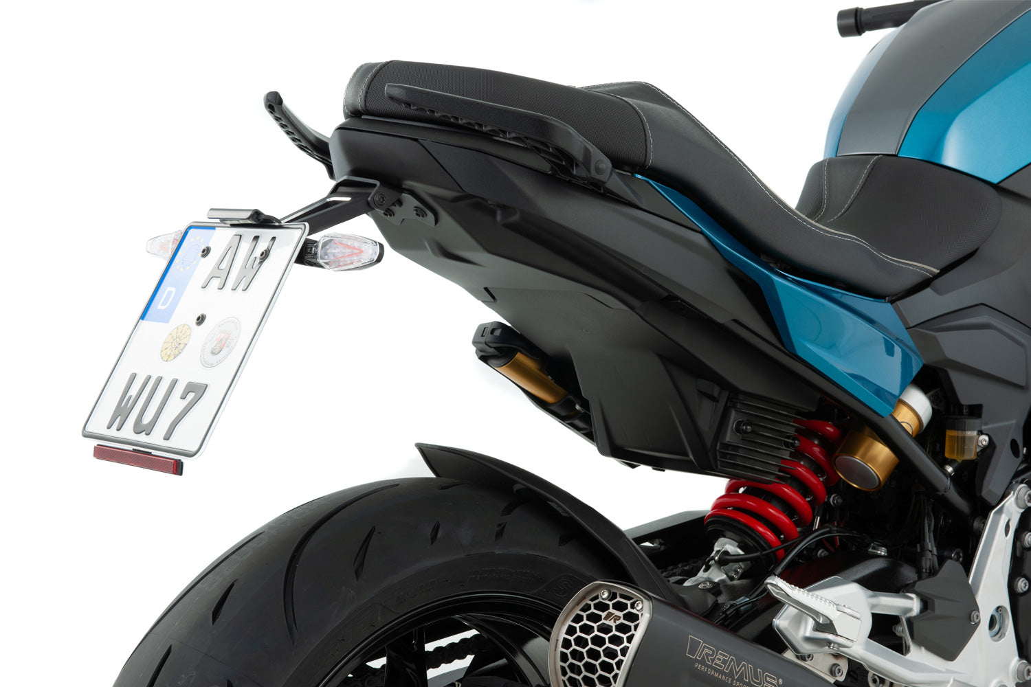 Wunderlich Low with Tail Light Conversion Stripe | Black | BMW R nineT -   Pyramid Motorcycle Accessories
