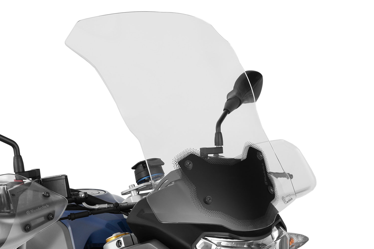 Wunderlich Windshield Marathon Models without Original Board Socket | Clear | BMW G 310 GS -   Pyramid Motorcycle Accessories