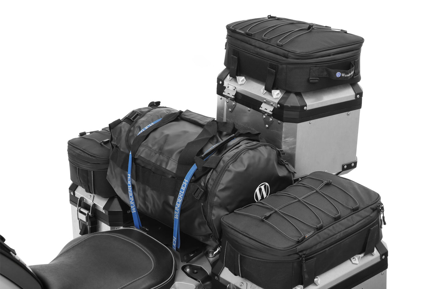 Wunderlich Pillion Luggage Rack | Black -   Pyramid Motorcycle Accessories